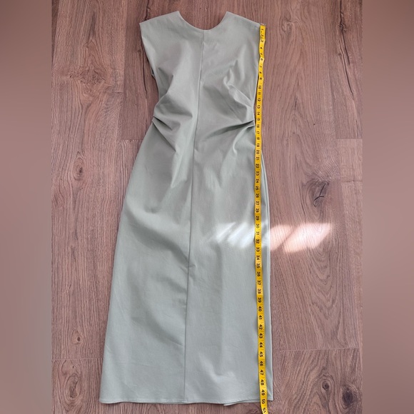 NWT ZARA Women's Mint Green Sleeveless Pleated
Waist Dress Size M - Picture 7 of 8